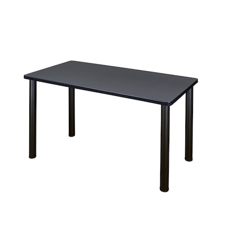 Regency Regency Kee 42 x 24 in. Training Seminar Table- Grey Top, Black Legs MT4224GYBPBK